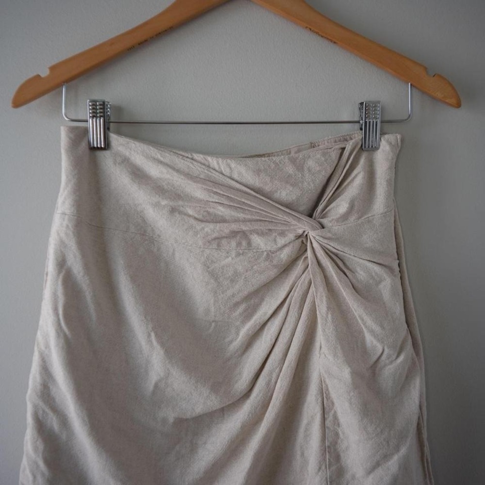 Abercrombie & Fitch Linen Mini Skirt - Picture 2 of 7